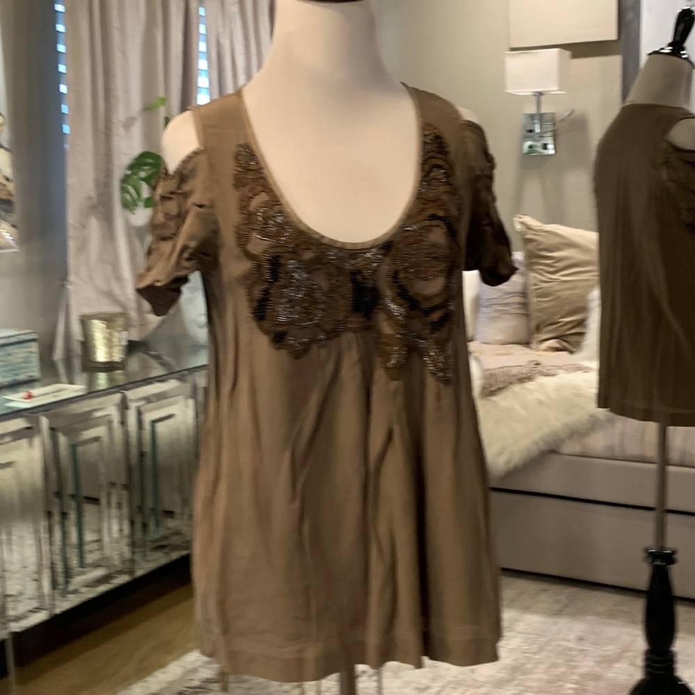 Beautiful silk embroiderer top.